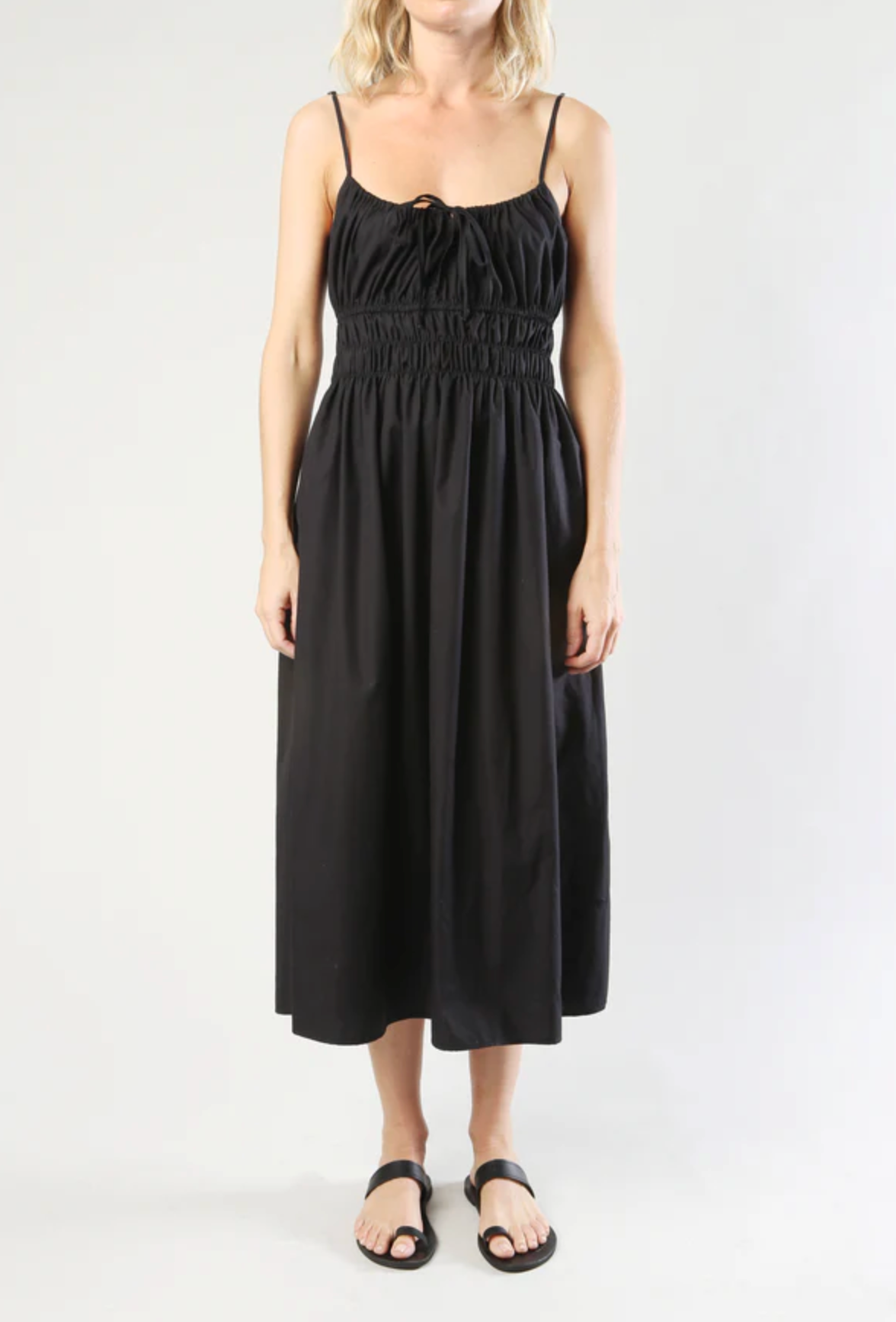 Ciao Lucia Dresses Gabriela Cotton Dress, Black Soho-Boutique