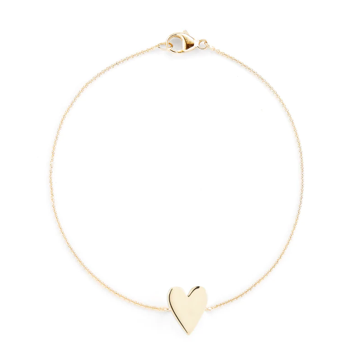 Dana Rebecca Designs Fine Jewelry DRD Heart Bracelet, Yellow Gold Soho-Boutique