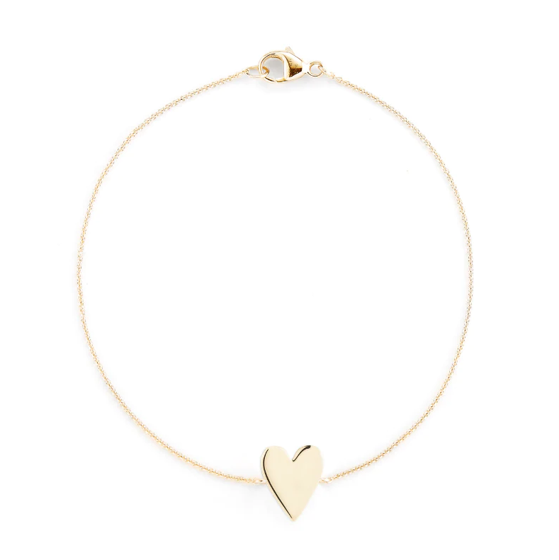 Dana Rebecca Designs Fine Jewelry DRD Heart Bracelet, Yellow Gold Soho-Boutique