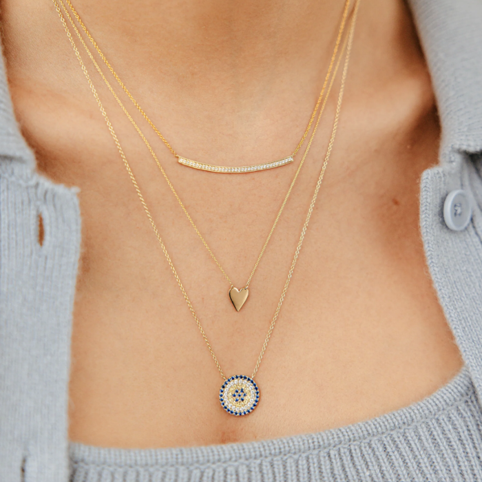 Dana Rebecca Designs Fine Jewelry DRD Heart Necklace, Yellow Gold Soho-Boutique