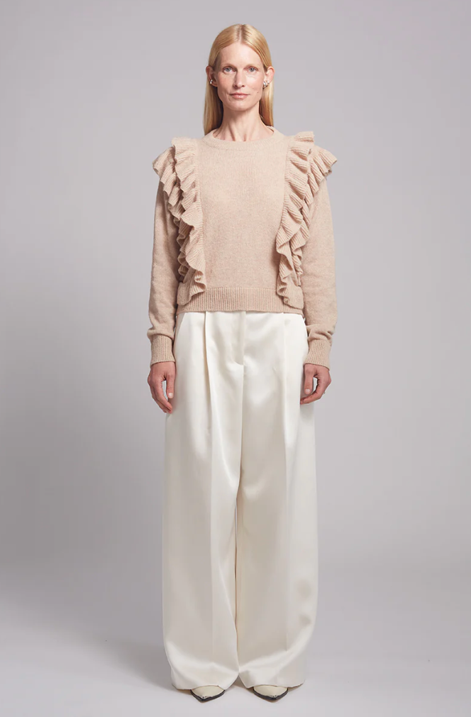 Eleven Six Cardigan Elina Sweater, Pale Camel Soho-Boutique