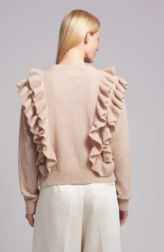 Eleven Six Cardigan Elina Sweater, Pale Camel Soho-Boutique