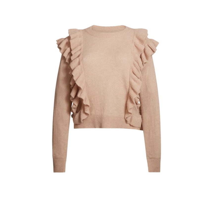 Eleven Six Cardigan Elina Sweater, Pale Camel Soho-Boutique