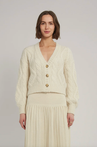 Eleven Six Cardigan Tara Cardi, Ivory Soho-Boutique