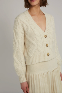 Eleven Six Cardigan Tara Cardi, Ivory Soho-Boutique