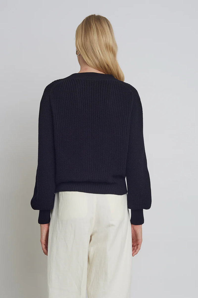 Eleven Six Sweater Isla Cardi, Navy Soho-Boutique