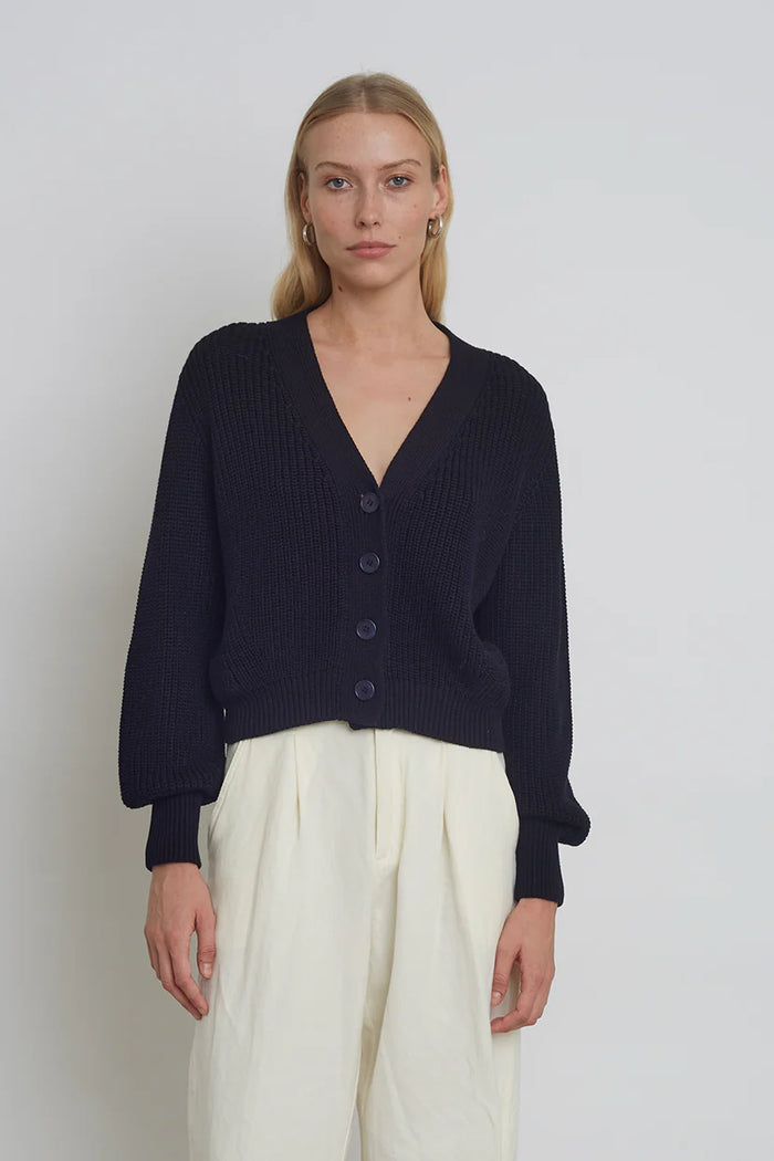 Eleven Six Sweater Isla Cardi, Navy Soho-Boutique