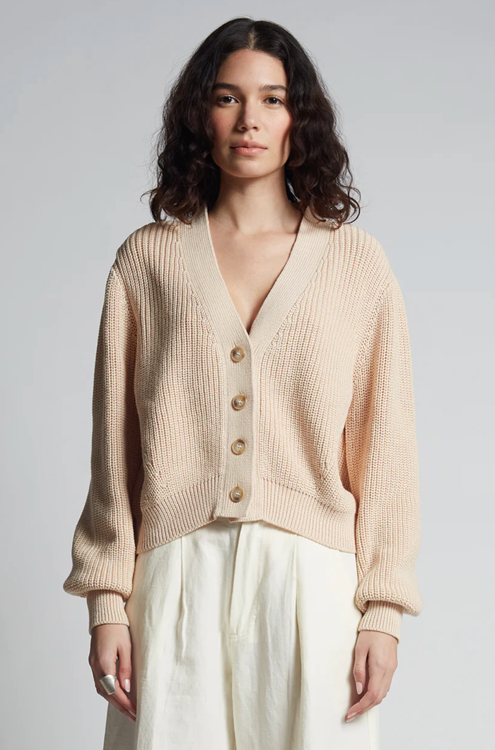 Eleven Six Sweater Isla Cardi, Sand Soho-Boutique