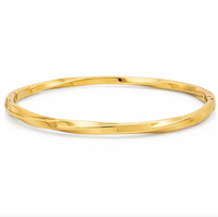 ELLIE VAIL Bracelet Hayes Twisted Bangle Bracelet, Gold Soho-Boutique