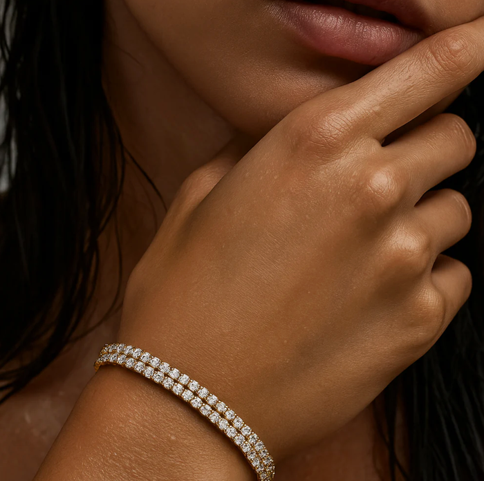 ELLIE VAIL Bracelet Rosie Double Tennis Chain Bracelet Soho-Boutique