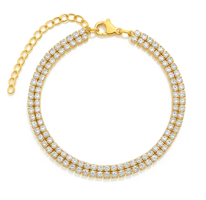 ELLIE VAIL Bracelet Rosie Double Tennis Chain Bracelet Soho-Boutique