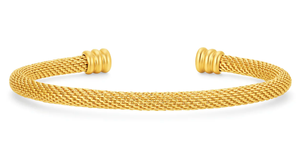 ELLIE VAIL Bracelet Sinclair Mesh Cuff Bracelet, Gold Soho-Boutique