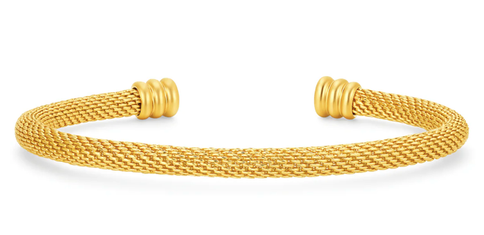 ELLIE VAIL Bracelet Sinclair Mesh Cuff Bracelet, Gold Soho-Boutique