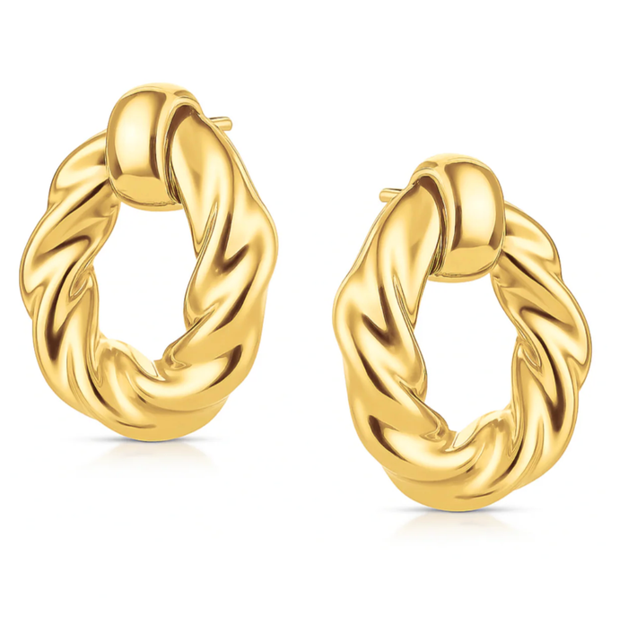 ELLIE VAIL Earrings Colter Twist Knocker Earring Soho-Boutique