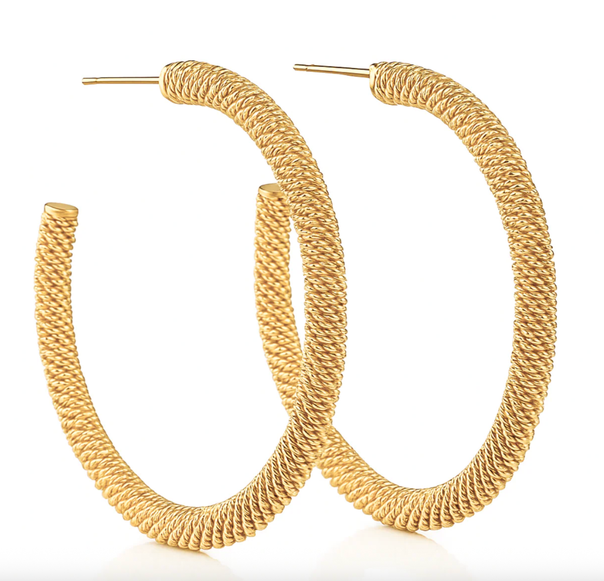 ELLIE VAIL Earrings Lou Large Mesh Hoop Earring Soho-Boutique