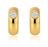 ELLIE VAIL Earrings Tasia Mini Hoop Earring, Gold Soho-Boutique