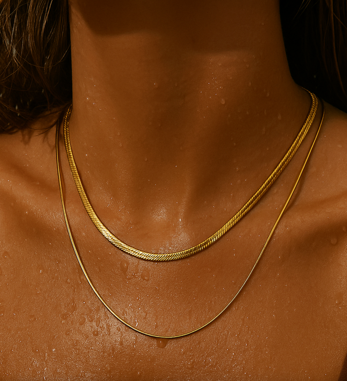 ELLIE VAIL Necklace Cassia Double Chain Necklace Soho-Boutique