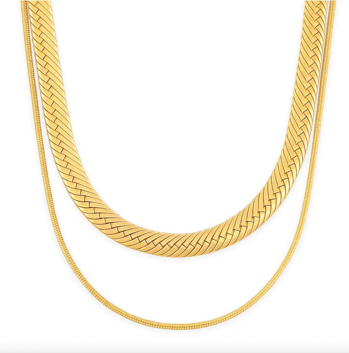 ELLIE VAIL Necklace Cassia Double Chain Necklace Soho-Boutique