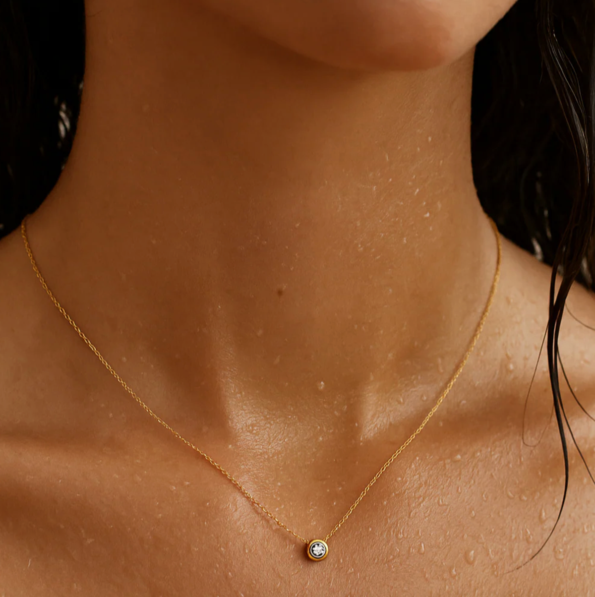 ELLIE VAIL Necklace Cayla Dainty Necklace, Gold Soho-Boutique