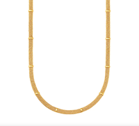 ELLIE VAIL Necklace Cosette Beaded Round Mesh Chain Necklace, Gold Soho-Boutique