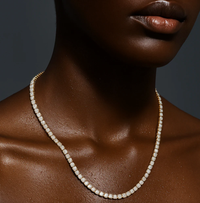 ELLIE VAIL Necklace Ezra Tennis Chain Necklace, Gold Soho-Boutique