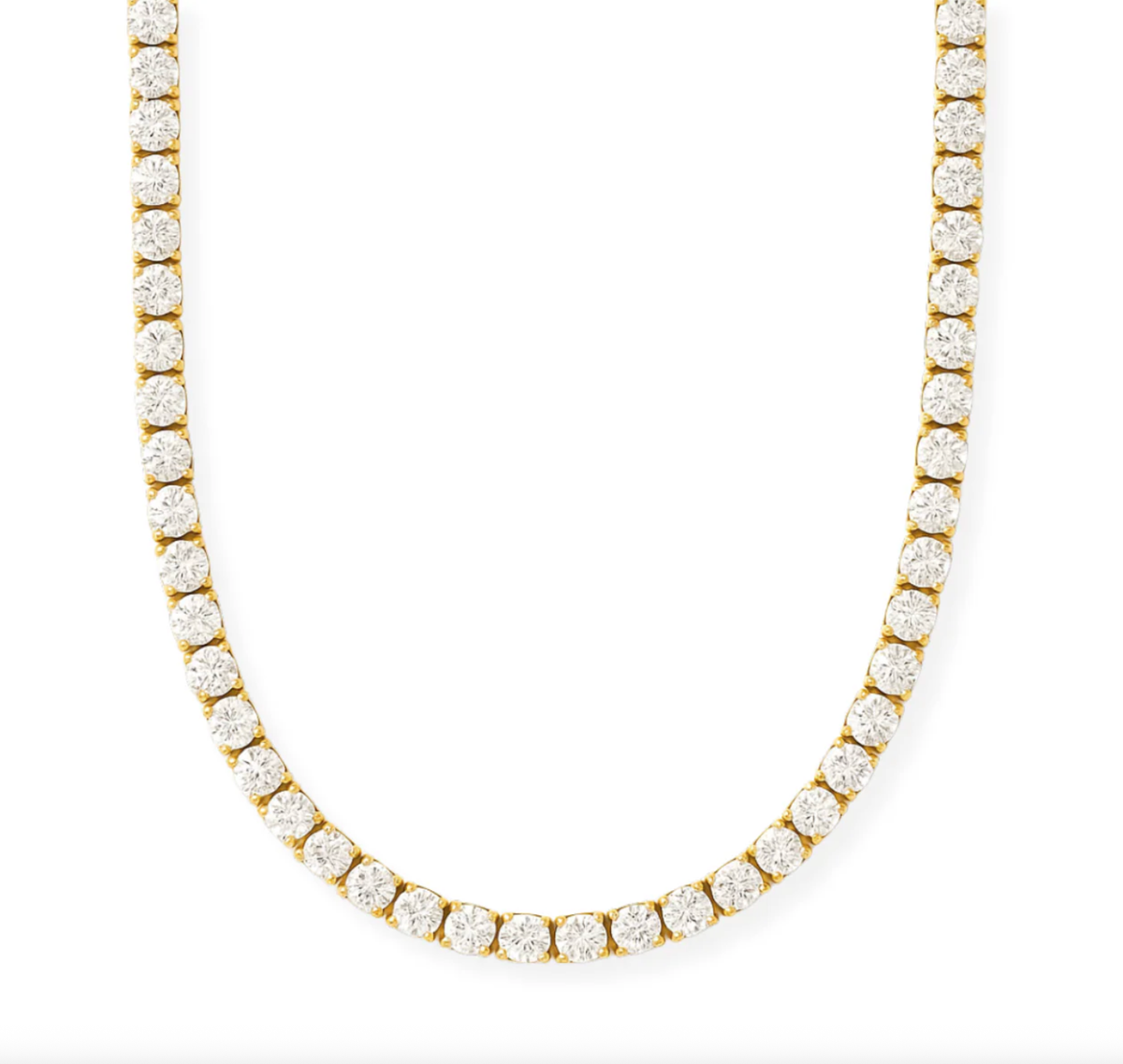 ELLIE VAIL Necklace Ezra Tennis Chain Necklace, Gold Soho-Boutique