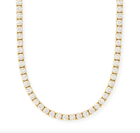 ELLIE VAIL Necklace Ezra Tennis Chain Necklace, Gold Soho-Boutique