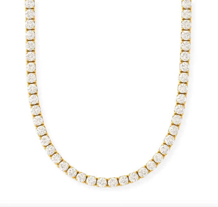 ELLIE VAIL Necklace Ezra Tennis Chain Necklace, Gold Soho-Boutique