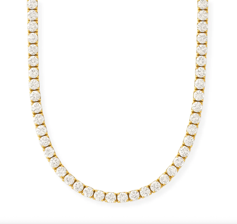 ELLIE VAIL Necklace Ezra Tennis Chain Necklace, Gold Soho-Boutique