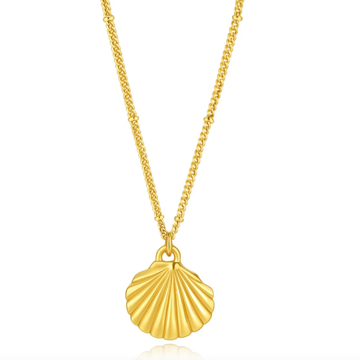 ELLIE VAIL Necklace Georgina Shell Pendant Necklace, Gold Soho-Boutique