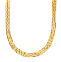ELLIE VAIL Necklace Paola Herringbone Chain Necklace Soho-Boutique