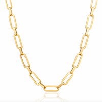 ELLIE VAIL Necklace Patritzia Paperclip Chain Necklace, Gold Soho-Boutique