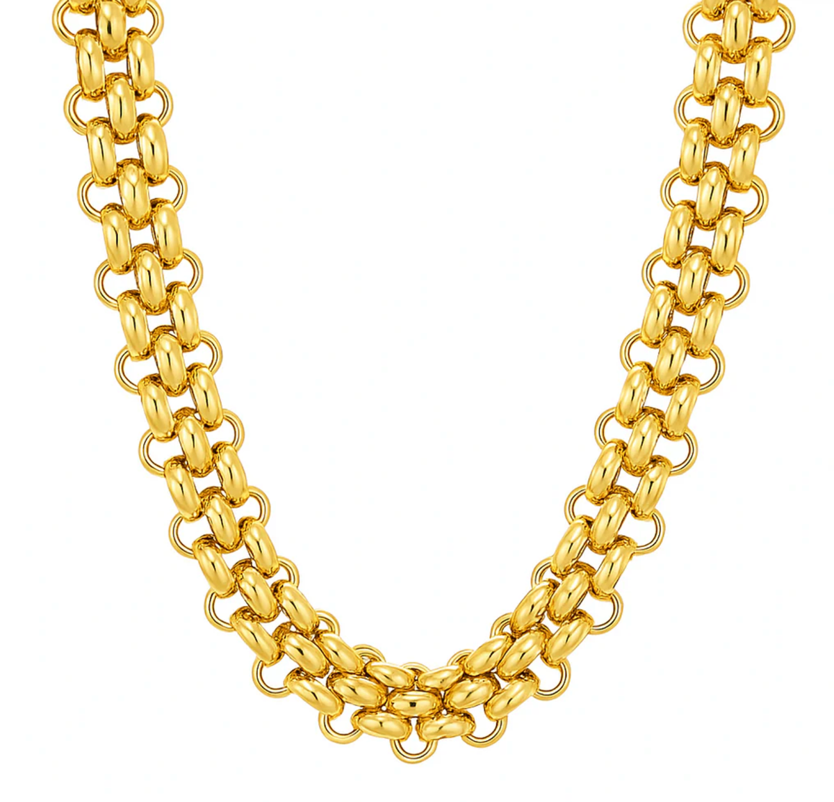 ELLIE VAIL Necklace Rosalinda Chunky Chain Toggle Necklace, Gold Soho-Boutique
