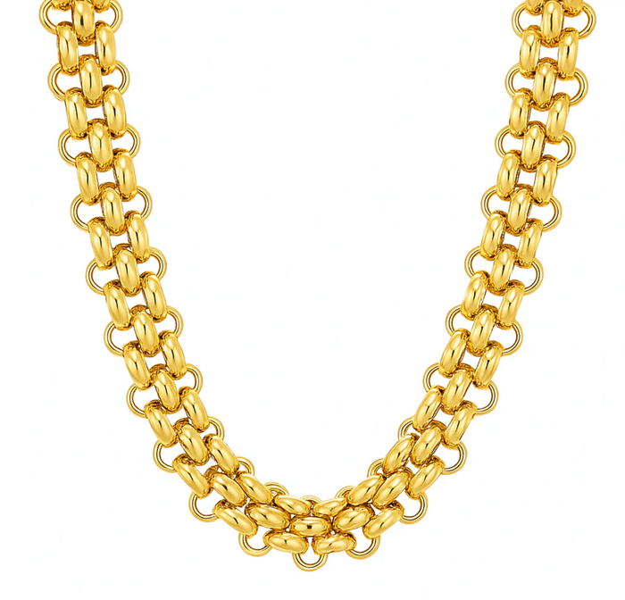 ELLIE VAIL Necklace Rosalinda Chunky Chain Toggle Necklace, Gold Soho-Boutique