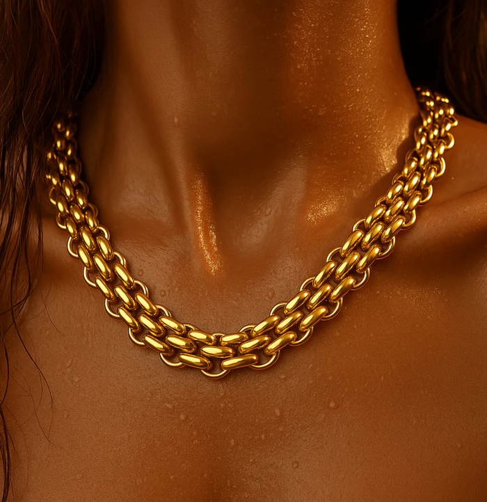 ELLIE VAIL Necklace Rosalinda Chunky Chain Toggle Necklace Soho-Boutique