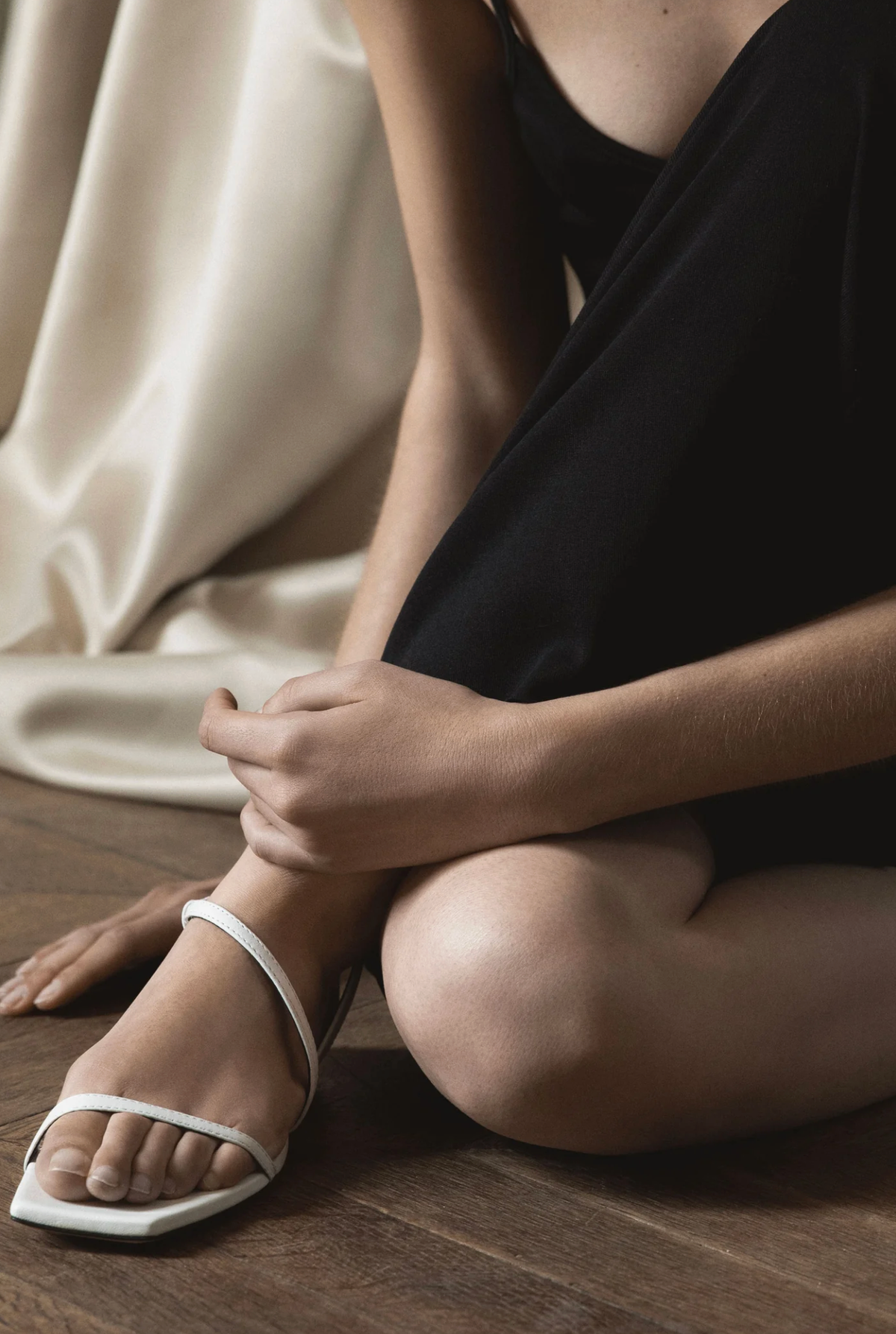 Emme Parsons Sandals Delice, White Nappa Soho-Boutique