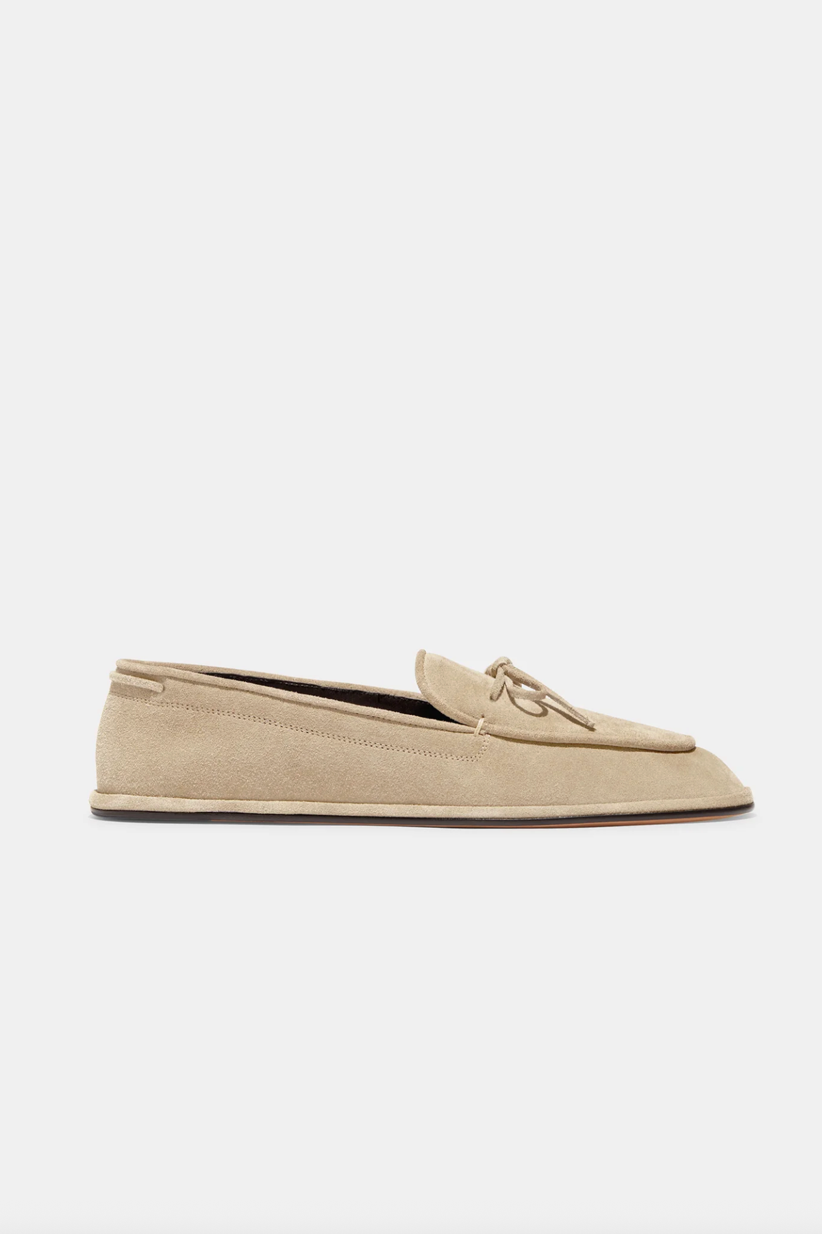 Emme Parsons Shoes Parker Moccasin, Tan Suede Soho-Boutique