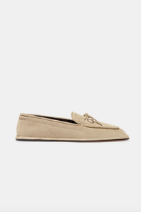 Emme Parsons Shoes Parker Moccasin, Tan Suede Soho-Boutique