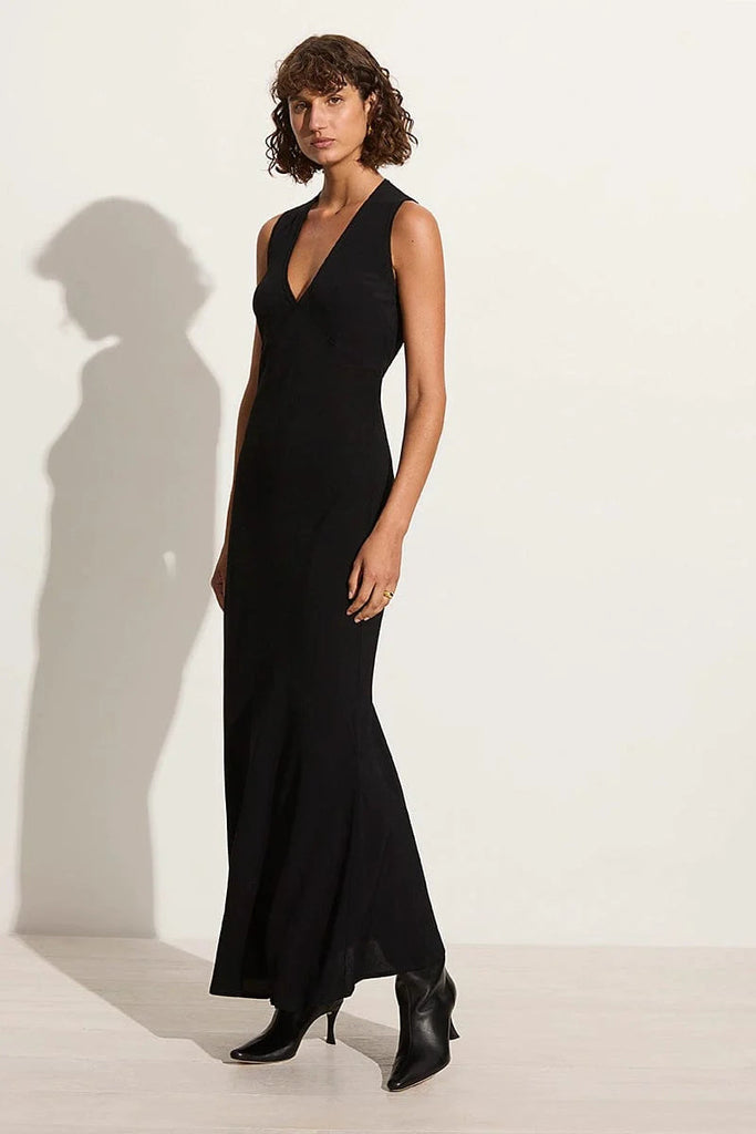 FAITHFULL THE BRAND Dress Bernadette Dress, Black Soho-Boutique