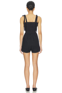 FAITHFULL THE BRAND Jumpsuit Emilia Playsuit, Fresco Lace Black Soho-Boutique