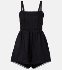 FAITHFULL THE BRAND Jumpsuit Emilia Playsuit, Fresco Lace Black Soho-Boutique