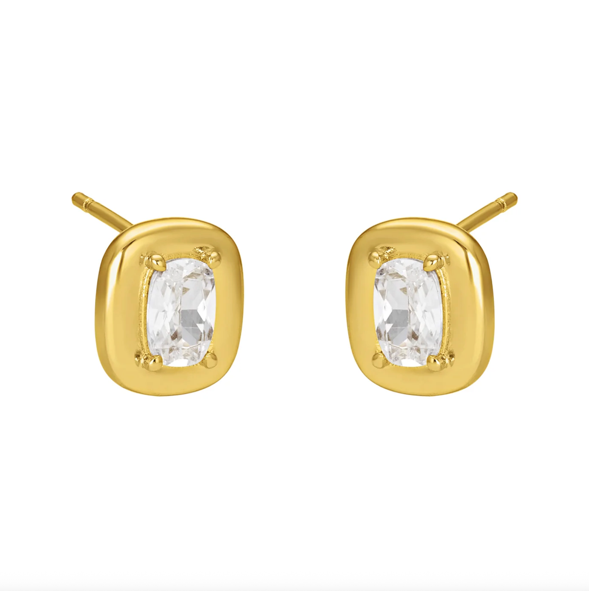 fyb Earrings Dahlia Studs, Gold Soho-Boutique