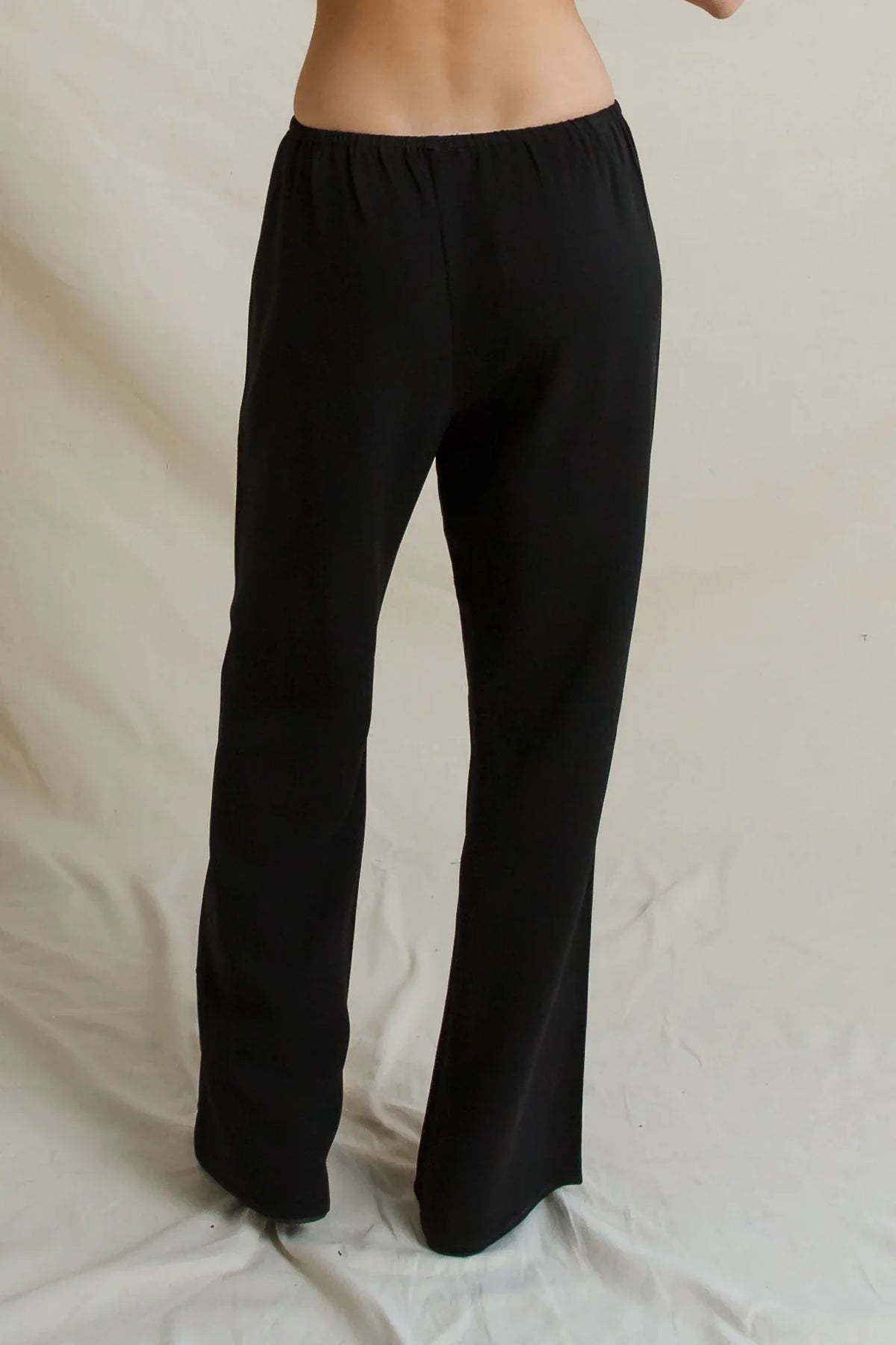 Georgia Crepe Pant, True Black