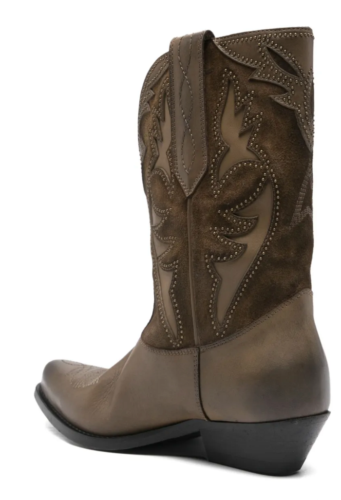 Golden Goose Deluxe Brand Boot Wish Star Boots, Khaki Soho-Boutique
