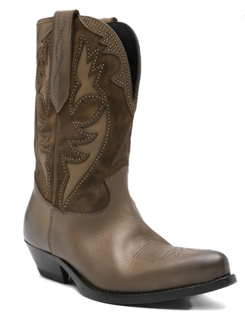 Golden Goose Deluxe Brand Boot Wish Star Boots, Khaki Soho-Boutique