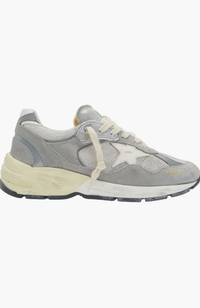 Golden Goose Deluxe Brand Sneakers Dad Star, Grey Silver Soho-Boutique