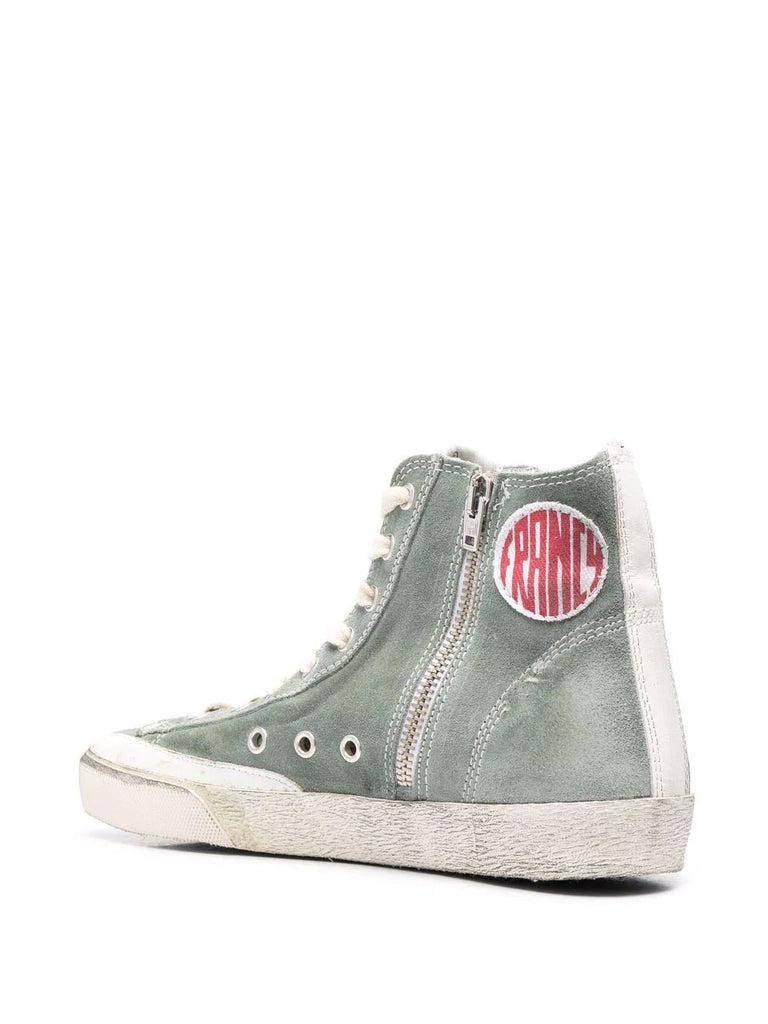 Golden Goose Deluxe Brand Sneakers Francy Military Green Soho-Boutique