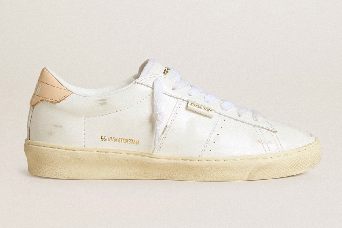 Golden Goose Deluxe Brand Sneakers Matchstar, White/Pink Soho-Boutique