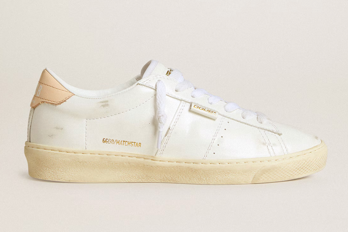 Golden Goose Deluxe Brand Sneakers Matchstar, White/Pink Soho-Boutique
