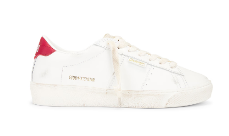 Golden Goose Deluxe Brand Sneakers Matchstar, White/Red Soho-Boutique